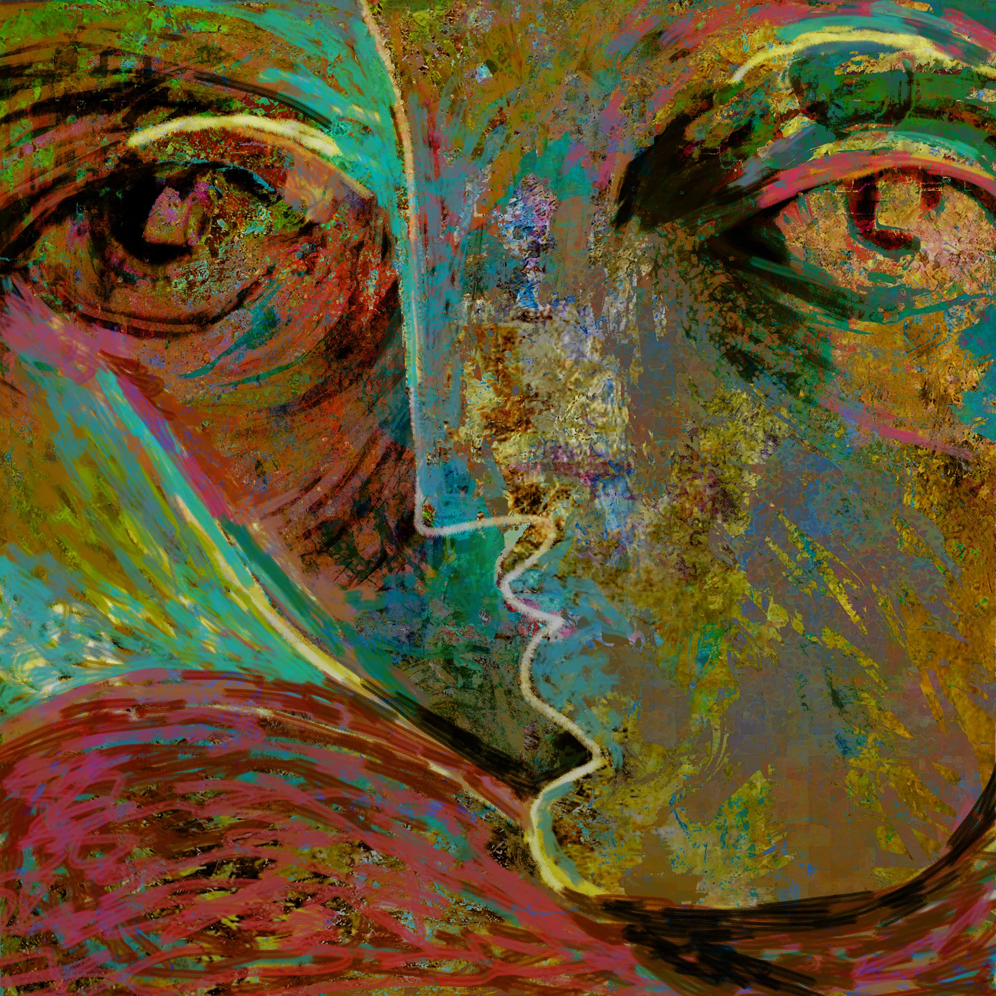 "Nothing Makes Sense #2" Ink on Rag Paper 24X24